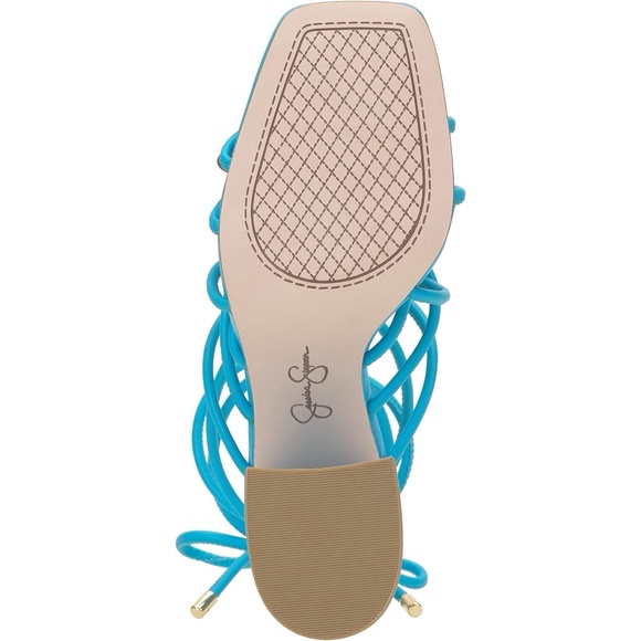 New Jessica Simpson Ozias Strappy Pumps Nevada Blue Women's Size 5.5 M NIB - Picture 8 of 11